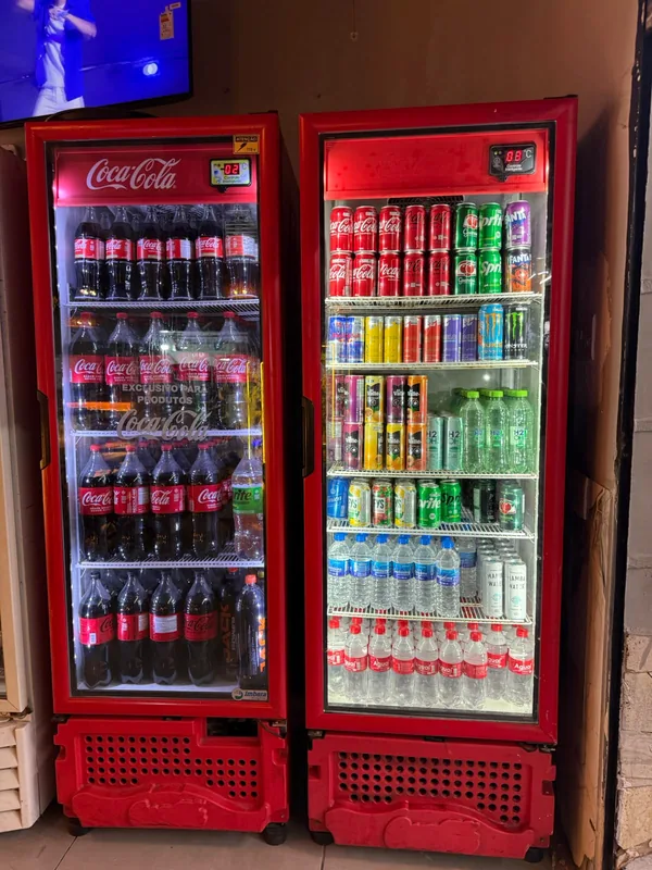 Refrigerantes, sucos, energéticos e águas disponíveis no Bolota